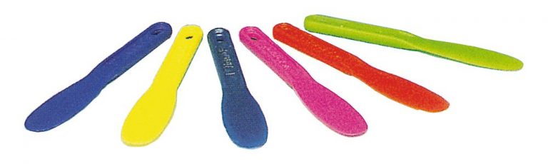 Lot De 2 Spatules De Mélange Dentaires Bleues - Pour Plâtre Et Alginate, Inox, NEUF